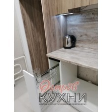 Кухня МДФ ПВХ софт UKD 1751